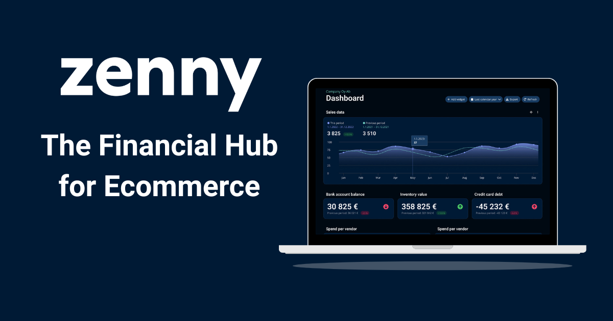 Zenny is a financial hub made for ecommerce